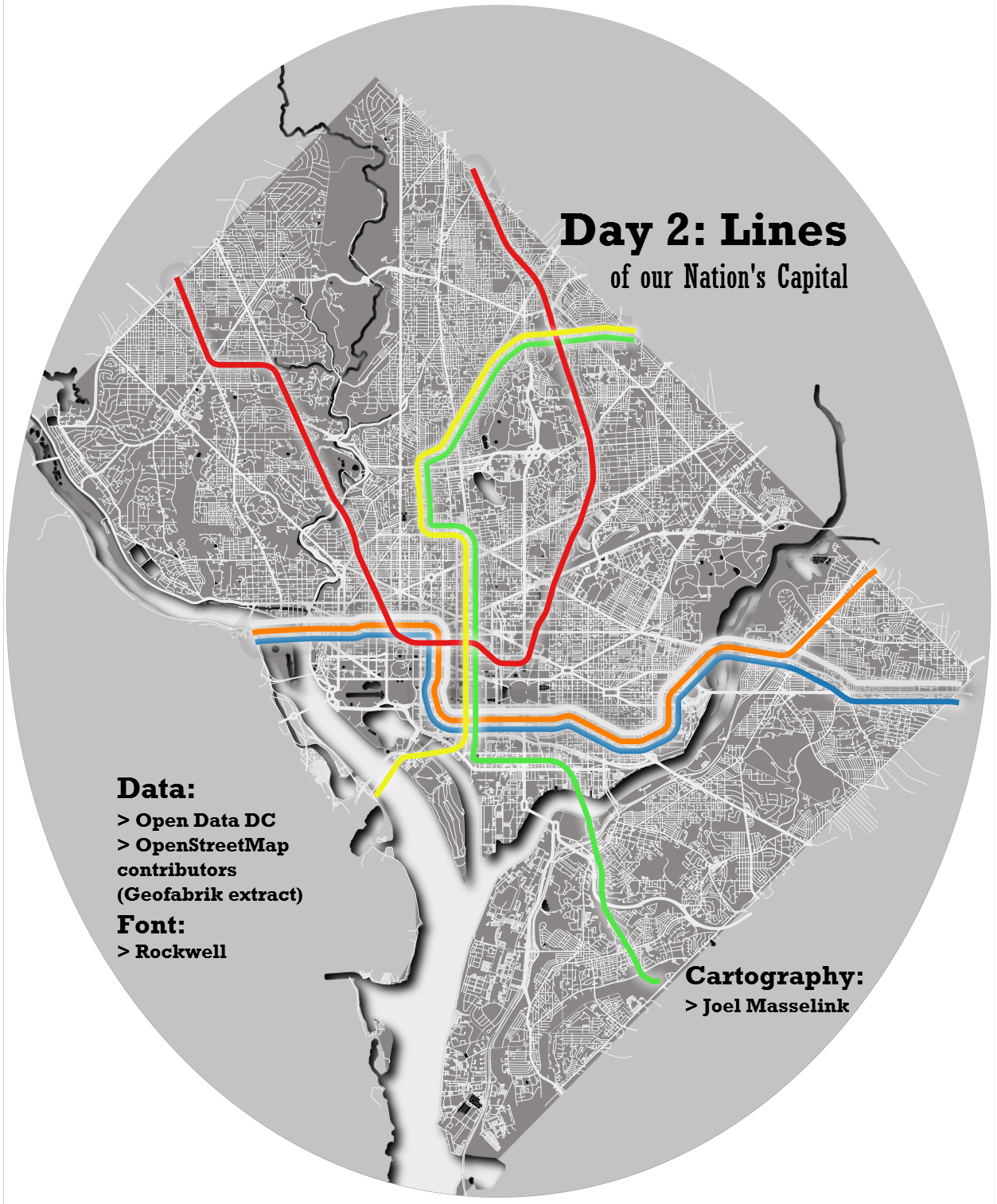 Lines of Washington DC